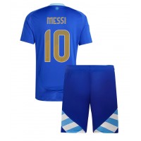 Argentina Lionel Messi #10 Gostujuci Dres za djecu Copa America 2024 Kratak Rukav (+ Kratke hlače)